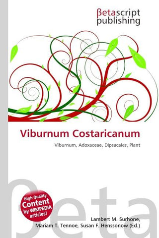 Viburnum Costaricanum