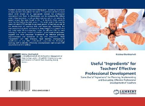 Useful "Ingredients" for Teachers' Effective Professional Development