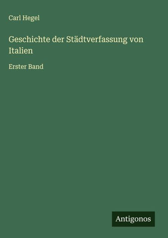Geschichte der Städtverfassung von Italien
