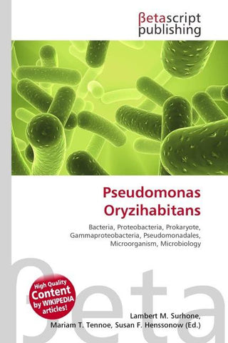 Pseudomonas Oryzihabitans