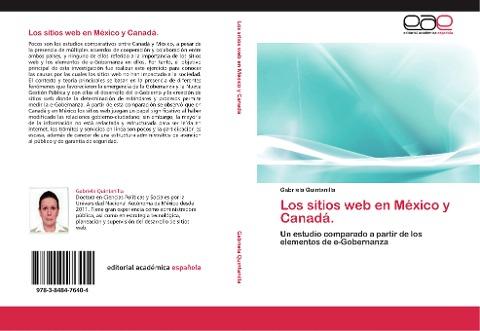 Los sitios web en México y Canadá.