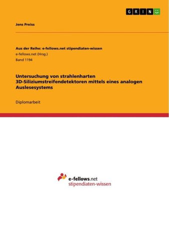 Untersuchung von strahlenharten 3D-Siliziumstreifendetektoren mittels eines analogen Auslesesystems