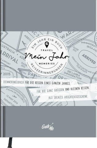 GuideMe Reisetagebuch Travel Memories „Mein Jahr“