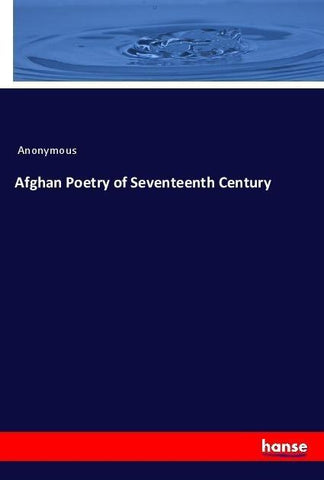 Afghan Poetry of Seventeenth Century