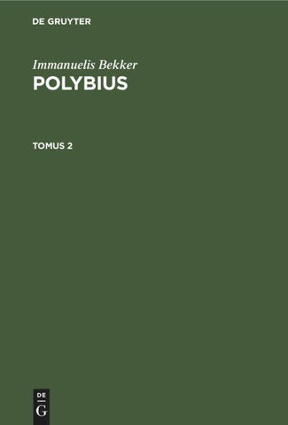 Polybius. Tomus 2
