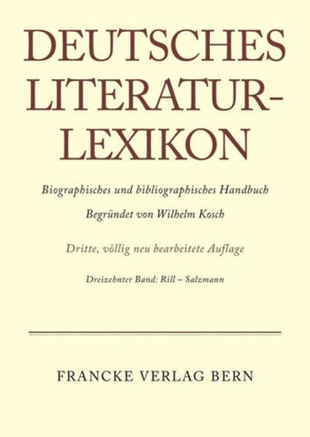Deutsches Literatur-Lexikon / Rill - Salzmann