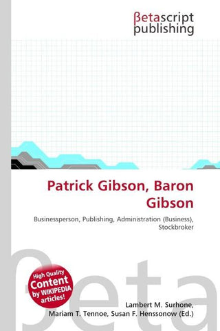 Patrick Gibson, Baron Gibson