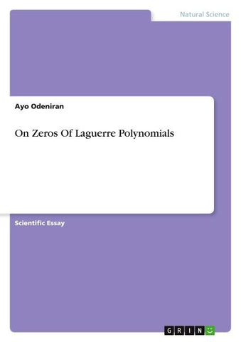 On Zeros Of Laguerre Polynomials