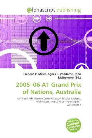 2005-06 A1 Grand Prix of Nations, Australia