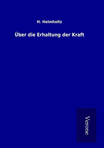 Über die Erhaltung der Kraft