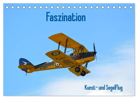 Faszination Kunst- und Segelflug (Tischkalender 2026 DIN A5 quer), CALVENDO Monatskalender