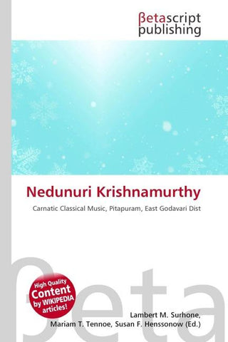 Nedunuri Krishnamurthy