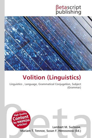 Volition (Linguistics)
