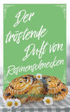 Der tröstende Duft von Rosinenschnecken