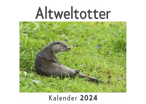 Altweltotter (Wandkalender 2024, Kalender DIN A4 quer, Monatskalender im Querformat mit Kalendarium, Das perfekte Geschenk)