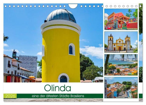 Olinda - eine der ältesten StädteRecifes (Wandkalender 2026 DIN A4 quer), CALVENDO Monatskalender