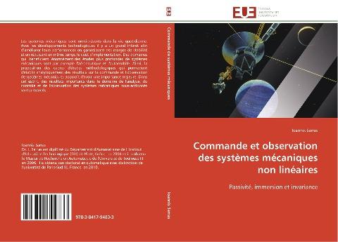 Commande et observation des systèmes mécaniques non linéaires