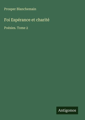 Foi Espérance et charité