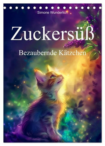 Zuckersüß - Bezaubernde Kätzchen (Tischkalender 2026 DIN A5 hoch), CALVENDO Monatskalender