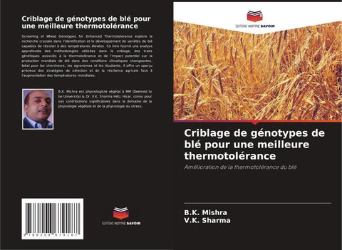 Criblage de génotypes de blé pour une meilleure thermotolérance