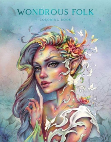 Wondrous Folk Coloring Book