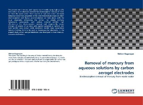Removal of mercury from aqueous solutions by carbon aerogel electrodes