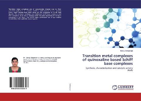Transition metal complexes of quinoxaline based Schiff base complexes