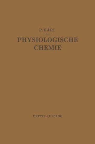 Kurzes Lehrbuch der Physiologischen Chemie