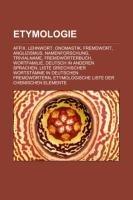 Etymologie