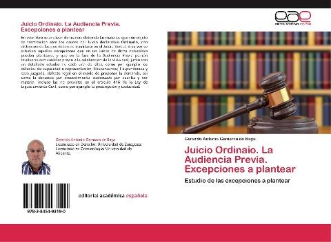 Juicio Ordinaio. La Audiencia Previa. Excepciones a plantear