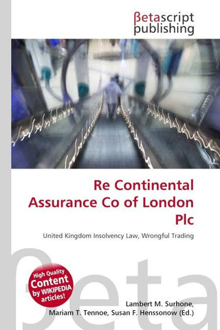 Re Continental Assurance Co of London Plc