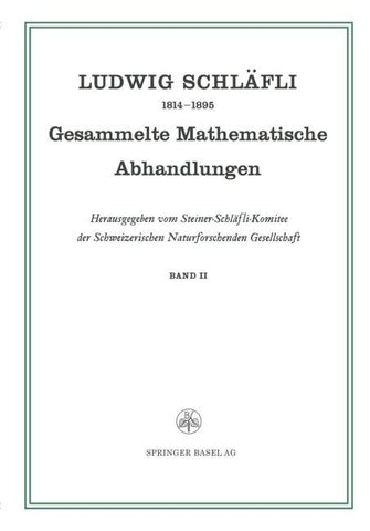 Gesammelte Mathematische Abhandlungen