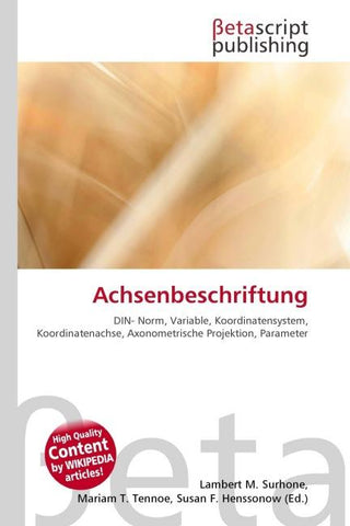 Achsenbeschriftung