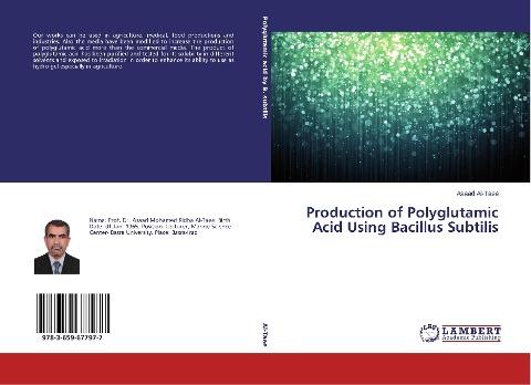 Production of Polyglutamic Acid Using Bacillus Subtilis