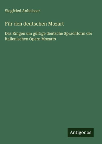 Für den deutschen Mozart