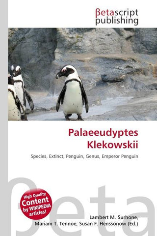 Palaeeudyptes Klekowskii