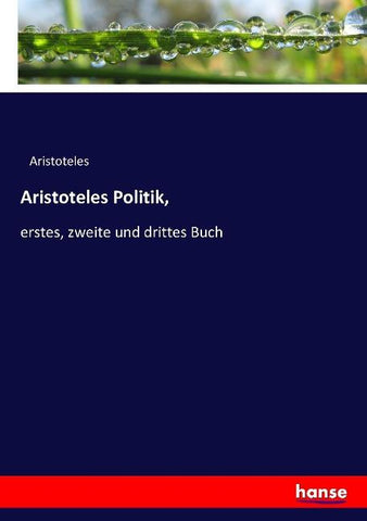 Aristoteles Politik,
