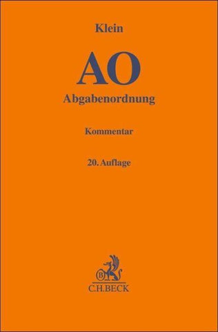 Abgabenordnung. AO