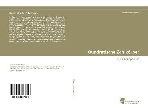 Quadratische Zahlkörper