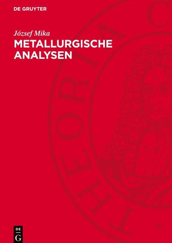 Metallurgische Analysen