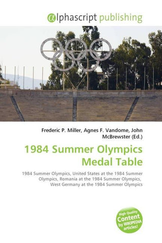 1984 Summer Olympics Medal Table