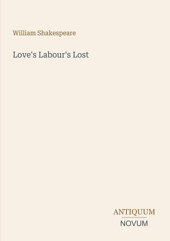 Love's Labour's Lost