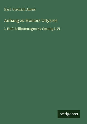 Anhang zu Homers Odyssee