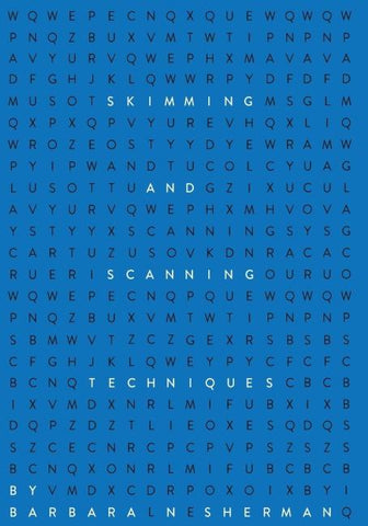 Skimming and Scanning Techniques