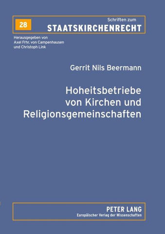 Hoheitsbetriebe von Kirchen und Religionsgemeinschaften