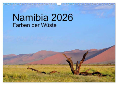 Namibia 2026 Farben der Wüste (Wandkalender 2026 DIN A3 quer), CALVENDO Monatskalender