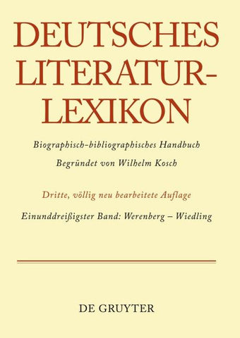 Deutsches Literatur-Lexikon / Werenberg - Wiedling