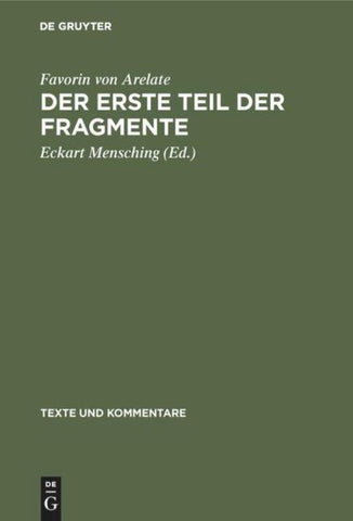 Der erste Teil der Fragmente