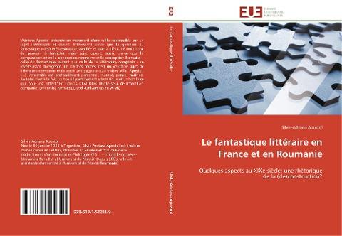 Le fantastique littéraire en France et en Roumanie