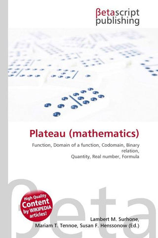 Plateau (mathematics)